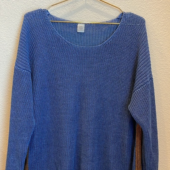 Eleventy 100% Linen Knit Sweater Size Medium - Picture 3 of 7